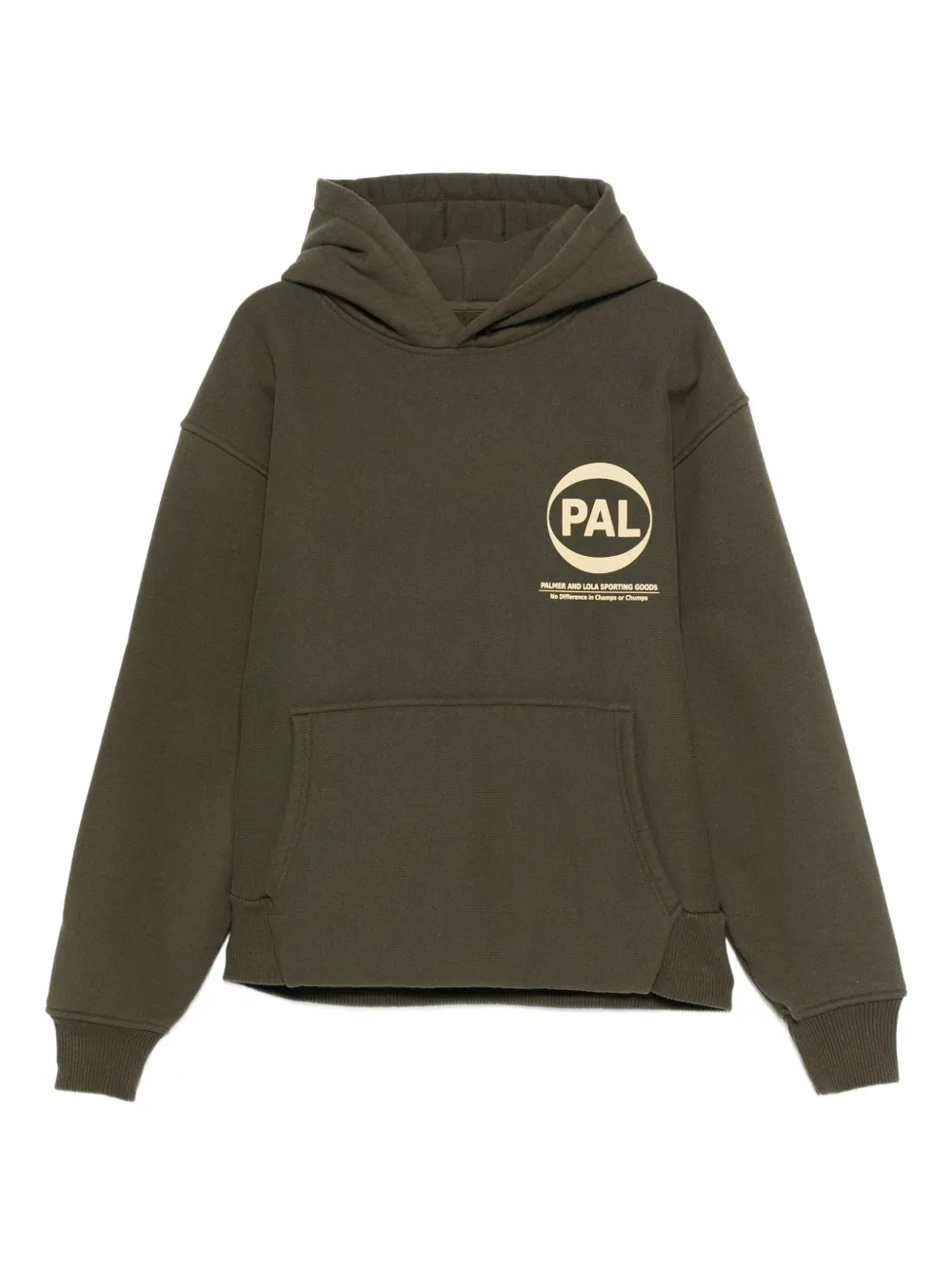

Свитер с капюшоном и логотипом Pal Sporting Goods, зеленый
