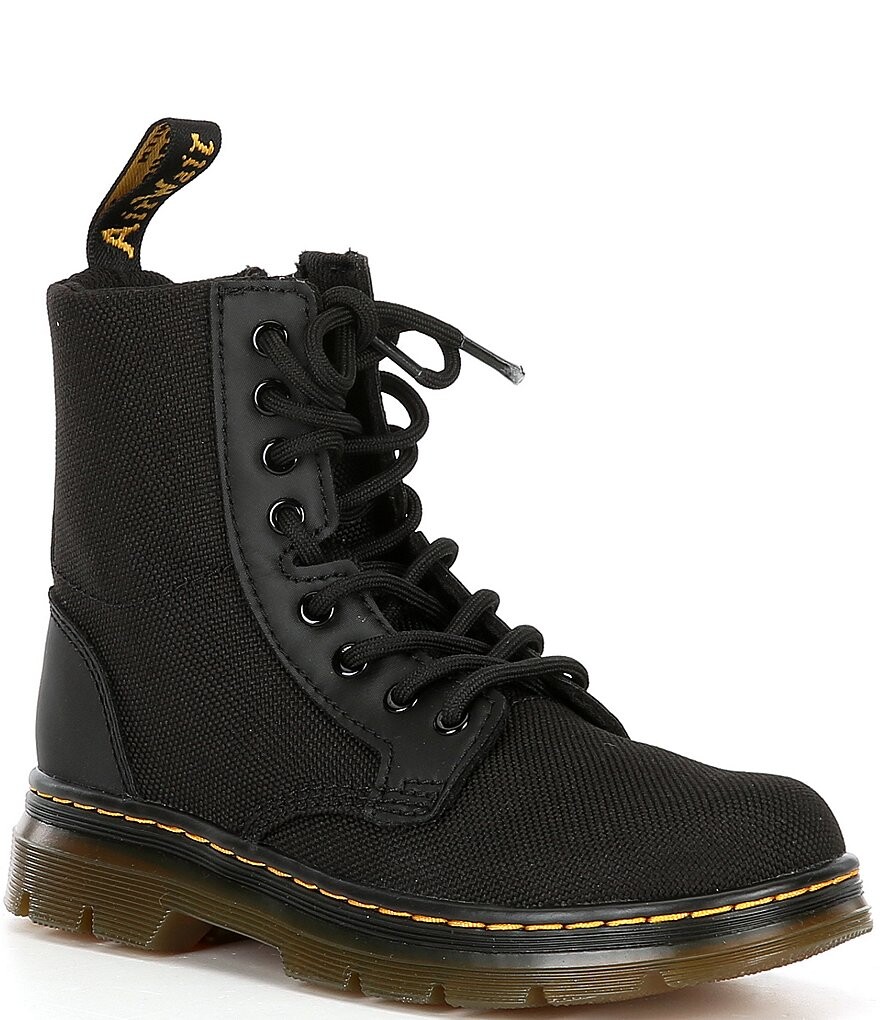 

Детские ботинки с расческами Dr. Martens (для малышей), черный