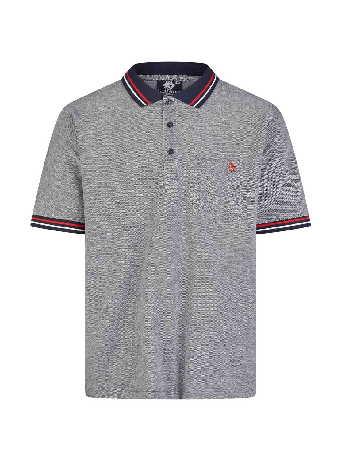 

Поло SCHIETWETTER Polo Shirt Kan, 100% Baumwolle,, цвет navy/white