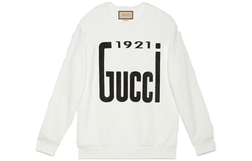 

Толстовка с круглым вырезом '1921' GUCCI, Ecru