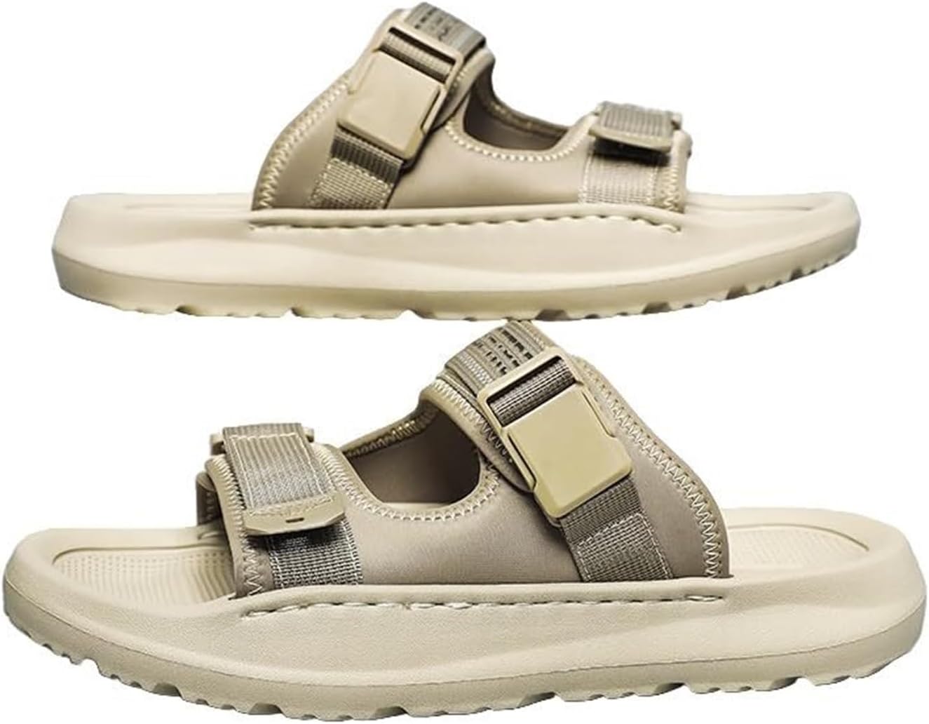 

Летние мужские ортопедические сандалии спортивные с толстой амортизирующей подошвой для ходьбы Dmgyck, хаки