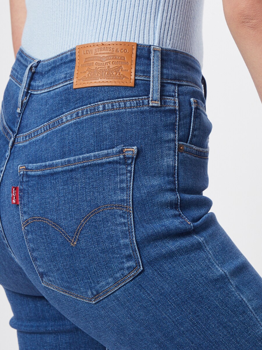 Джинсы скинни LEVI'S  Skinny Jeans 721, синий деним — фото 3