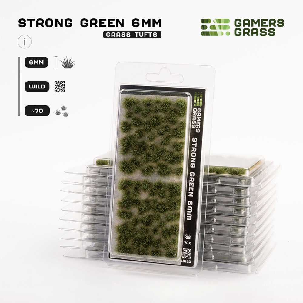 

Аксессуары Gamers Grass Gamers Grass Tufts: Strong Green - Wild 6mm