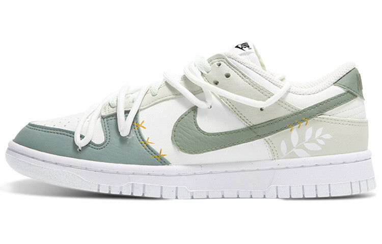 

Кроссовки Nike Dunk Skateboard Shoes Men Low-Top Gray Green/White