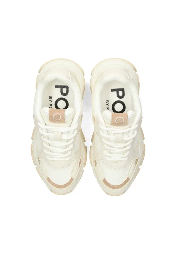 Кроссовки Gigi trainers Posh By Poelman, белый с бежевым — фото 3