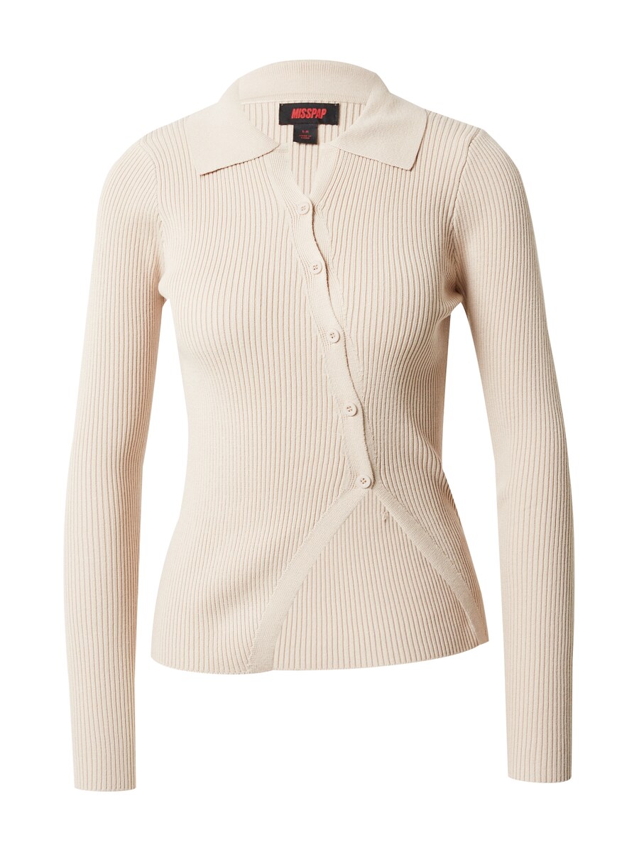 

Вязаный кардиган Misspap Knit Cardigan, бежевый