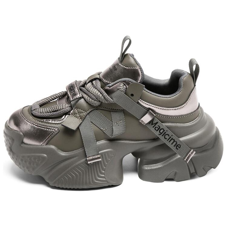 

Кроссовки AGSDON Chunky Sneakers Women's Low-top, темно-серый