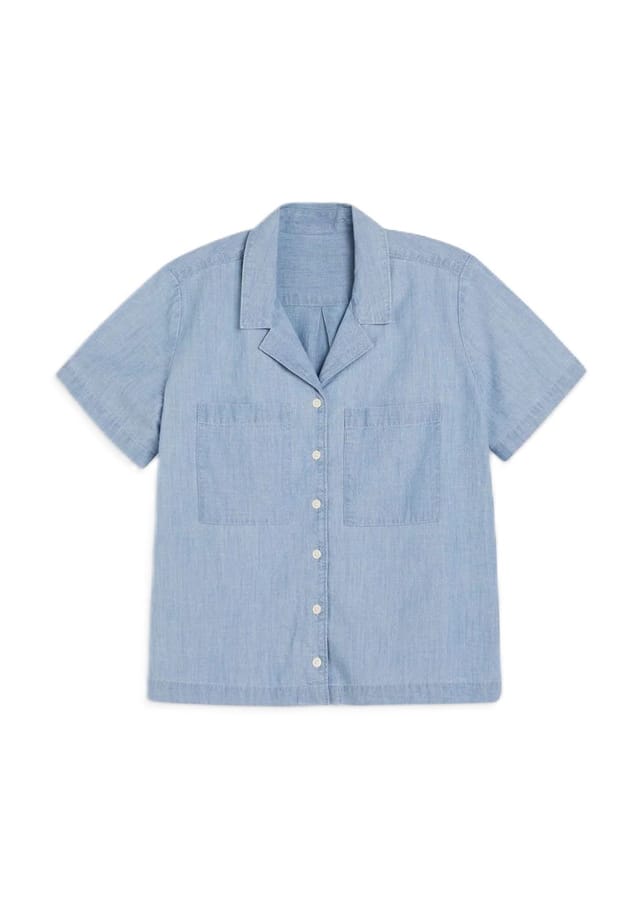 

Блузка-Рубашка с нагрудными карманами и планкой на пуговицах Levi'S, голубой