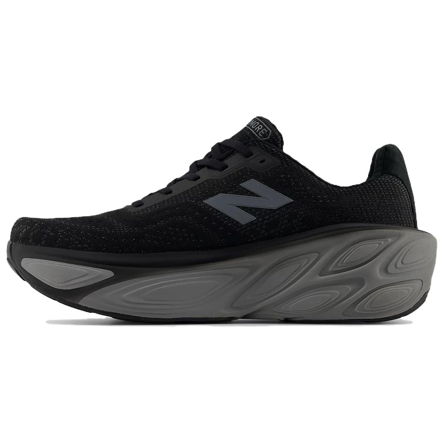 

New Balance Кроссовки Fresh Foam X More V5 Black Linen Silver Metallic