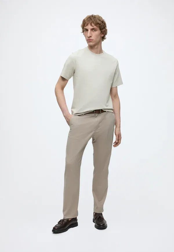 Футболка Calvin Klein Stretch nano tee basic t-shirt, лунный свет — фото 2
