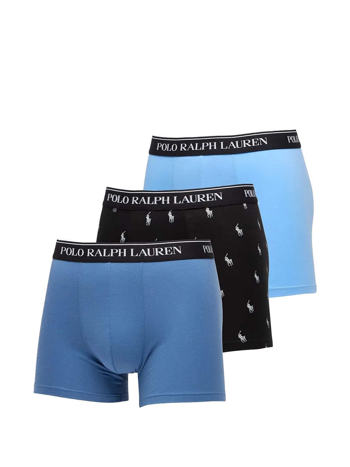 Боксеры с логотипом на поясе, синие Polo Ralph Lauren, синий