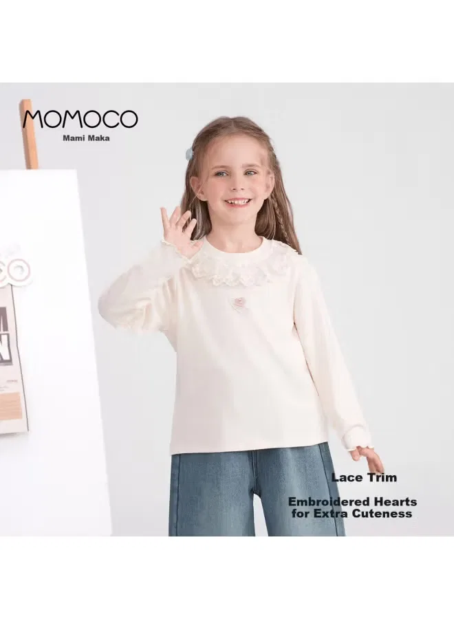 Лонгслив с длинным рукавом Momoco, светло-абрикосовый
