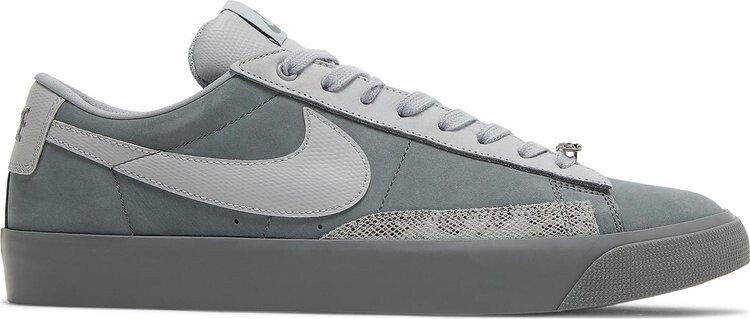 

Кроссовки Nike Forty Percent Against Rights x Blazer Low SB 'Cool Grey', серый