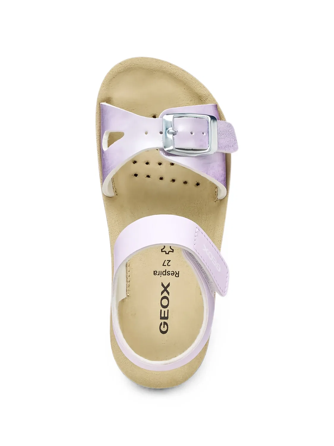 Босоножки Costarei на липучках Geox Kids, фиолетовый — фото 4