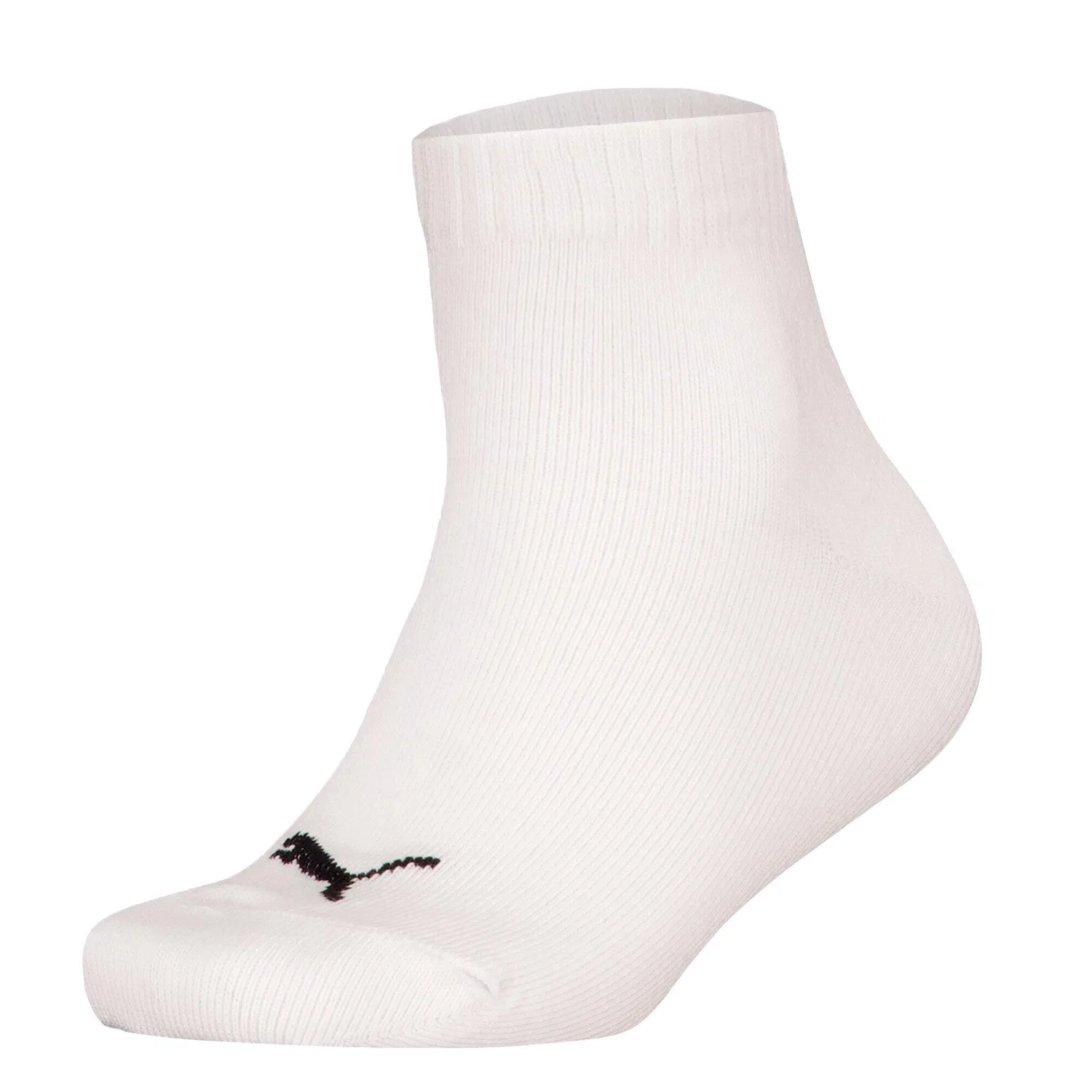 Детские носки с принтом Kids Plain Quarter 3P Puma, Bunt / Carbongrau — фото 4