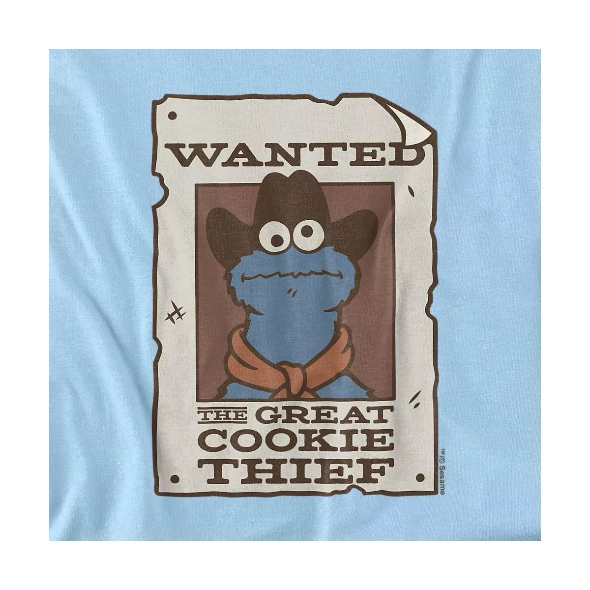 Детское боди для девочек с коротким рукавом Sesame Street, Light Blue — фото 2