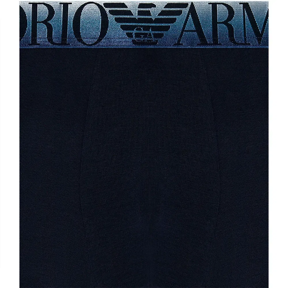Мужские трусы-боксеры с принтом Emporio armani, Blue — фото 4