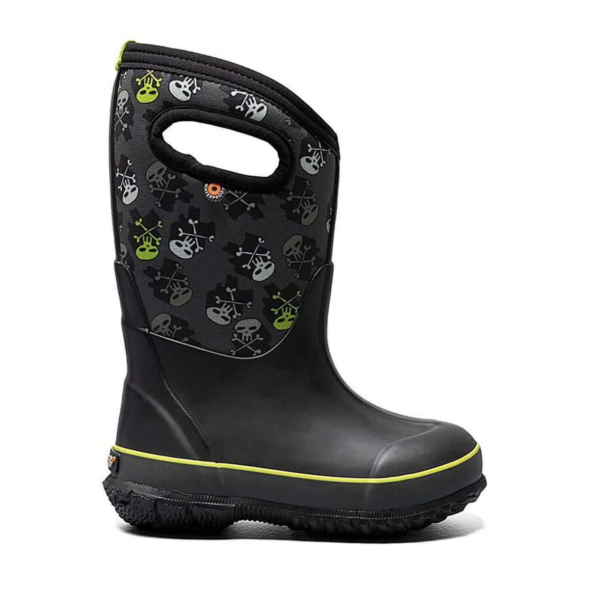 Зимние сапоги с черепами Classic Skulls Bogs, Black Multi
