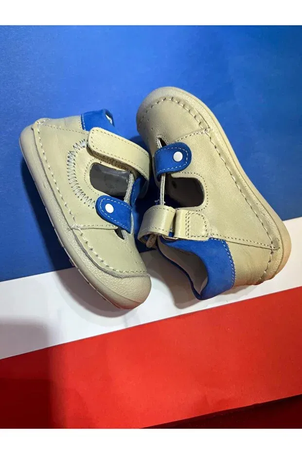 Детские сандалии для девочек кожаные ортопедические Beyez First Step Windy Shoes, Beige — фото 2