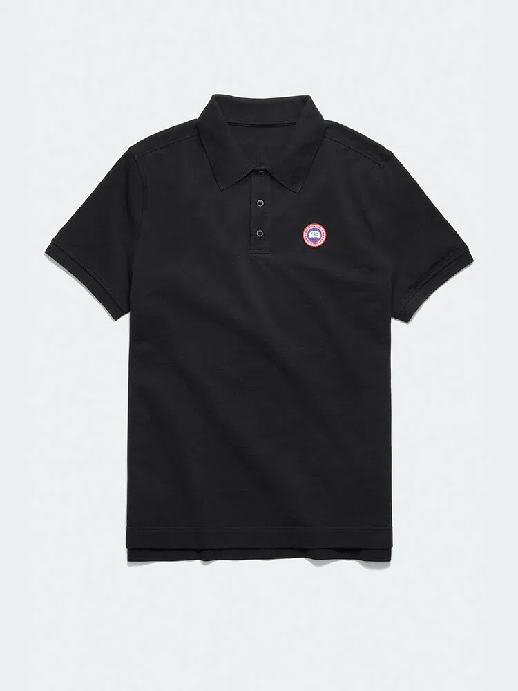 Футболка с коротким рукавом поло Beclley Black CANADA GOOSE