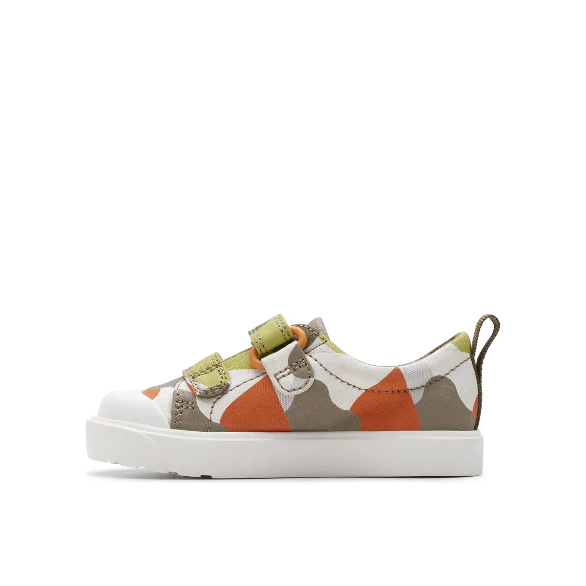 Детские кроссовки с липучкой City Bright Toddler Clarks, Green — фото 2