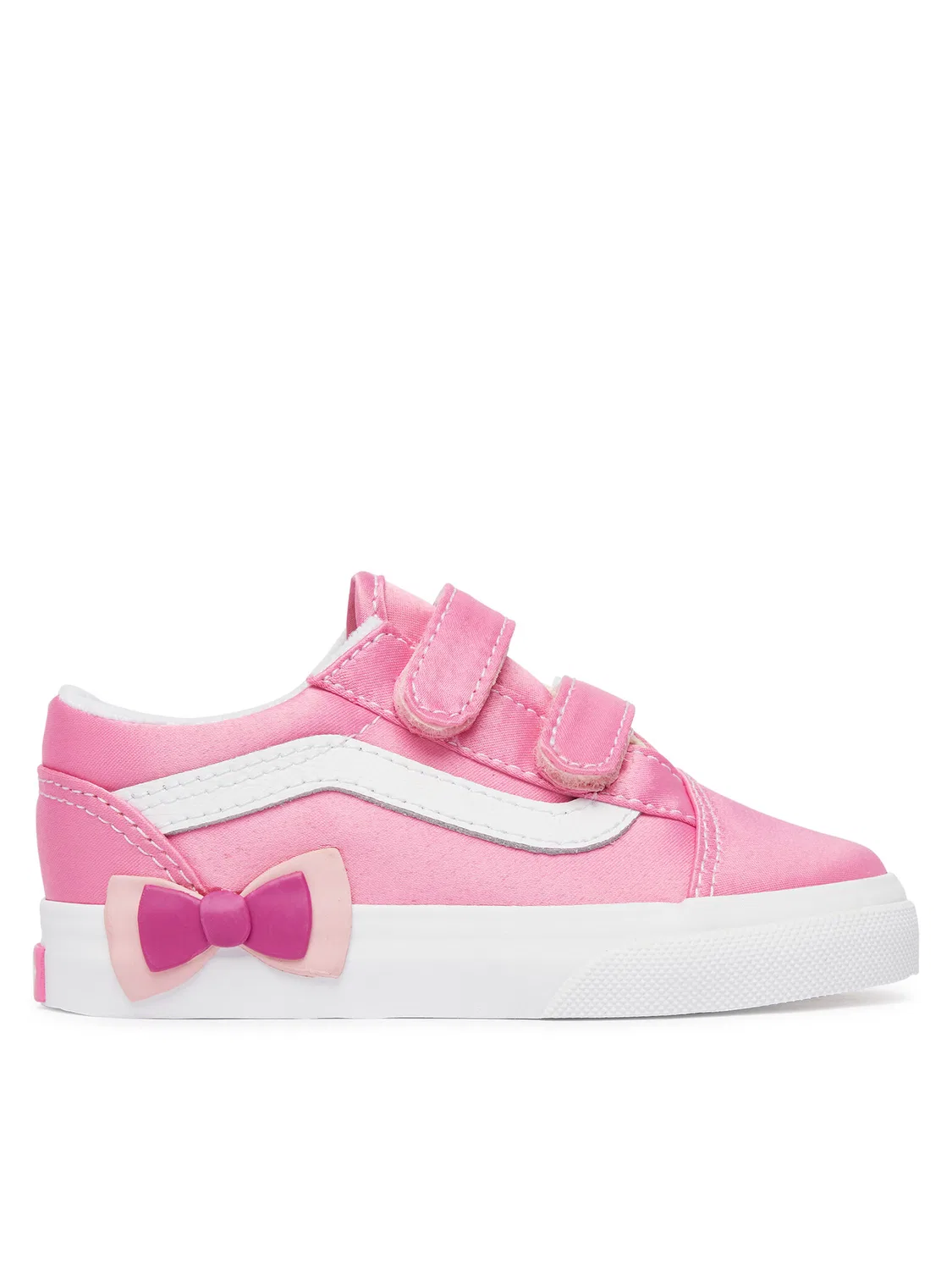 Кроссовки для девочки Old Skool Bow Vans, розовый