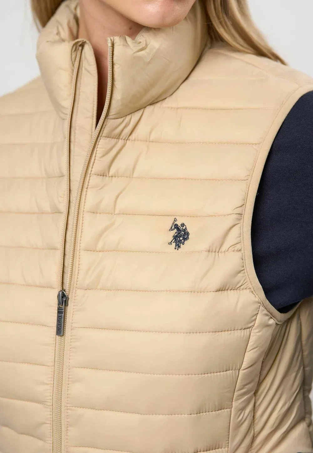 Увджилл Вест - жилет U.S. Polo Assn., White Pepper — фото 4