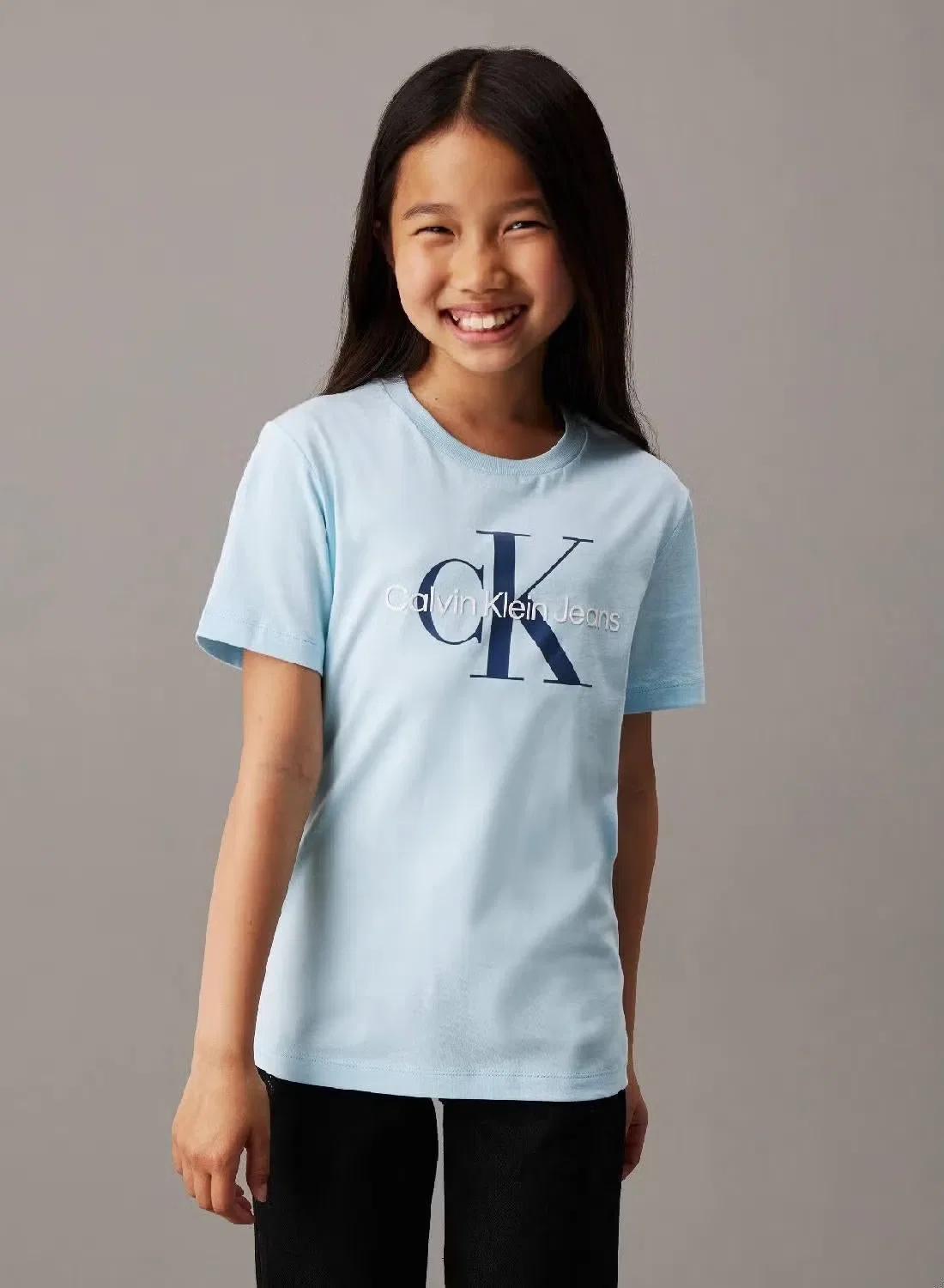 Футболка с логотипом унисекс Calvin Klein Jeans, синий