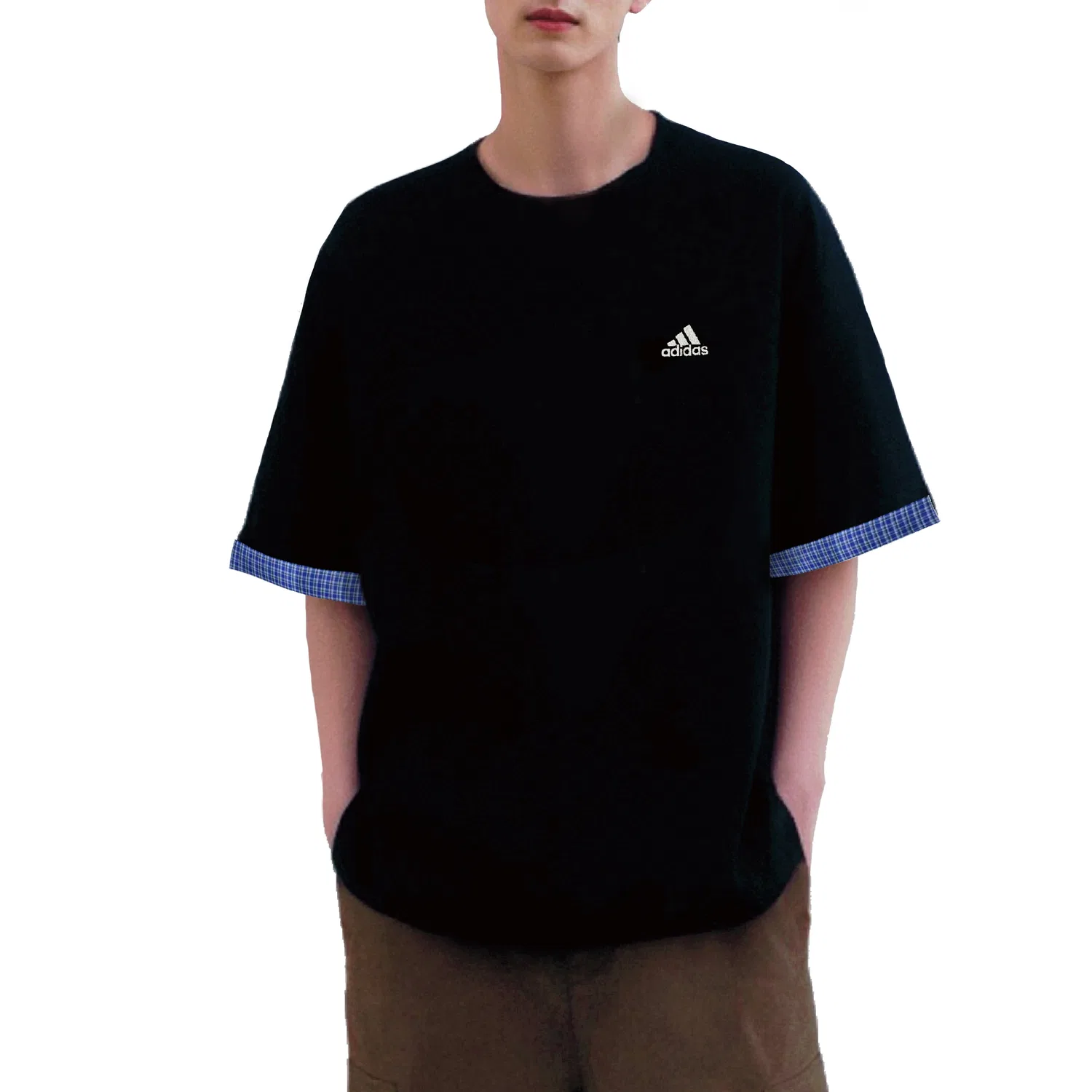Футболка с круглым вырезом Unisex Adidas, Black — фото 4