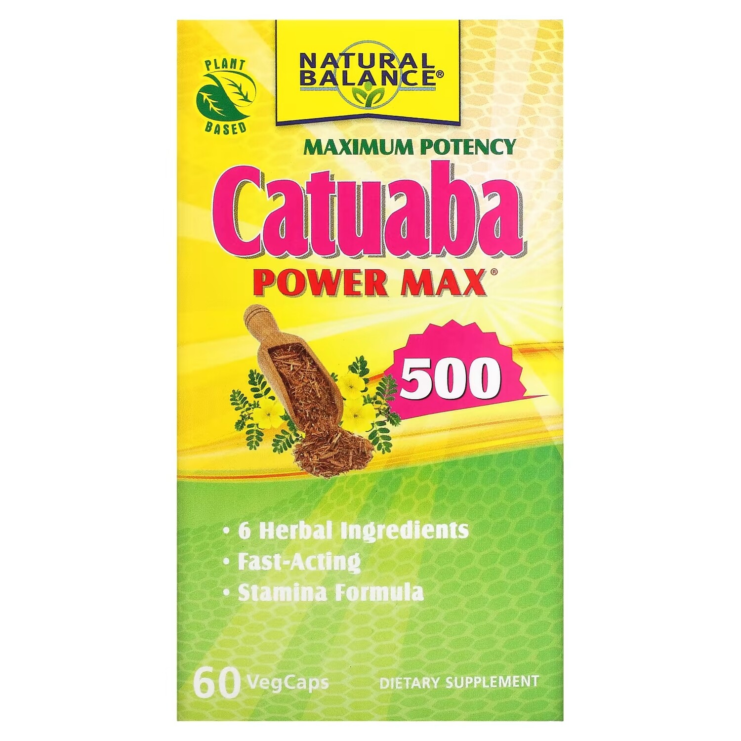 

Natural Balance Катуаба Power Max 500 максимальная эффективность, 60 растительных капсул