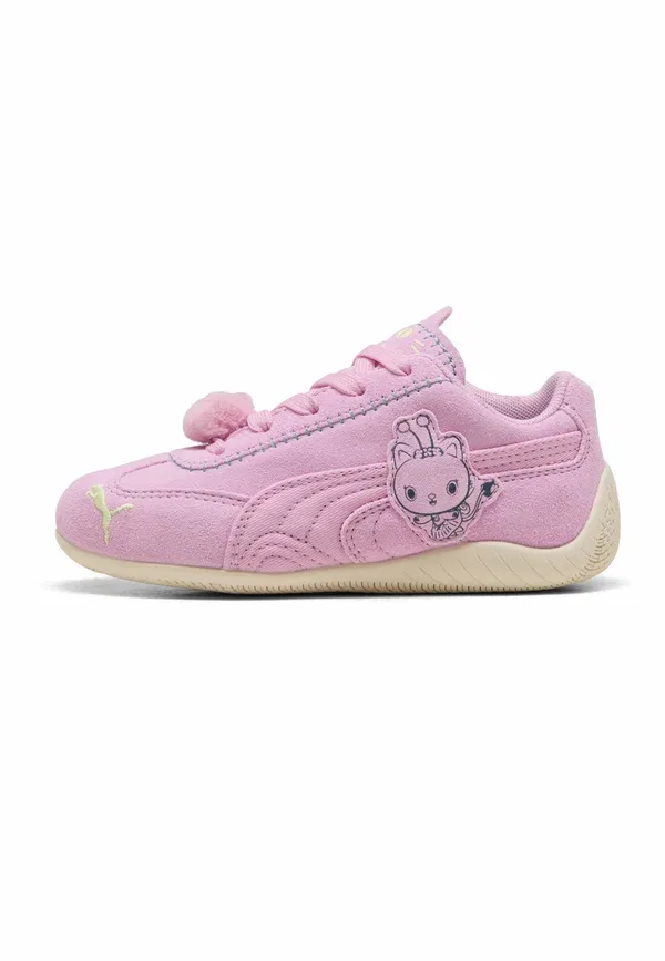 Кроссовки из кожи и текстиля Speedcat Sneakers Puma, Pink Shimmer-alpine Snow, розовый — фото 3