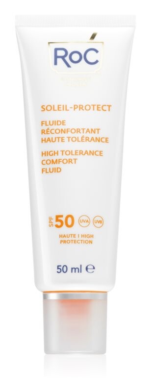 

Солнцезащитный крем для лица SPF 50 RoC Soleil Protect High Tolerance Comfort Fluid