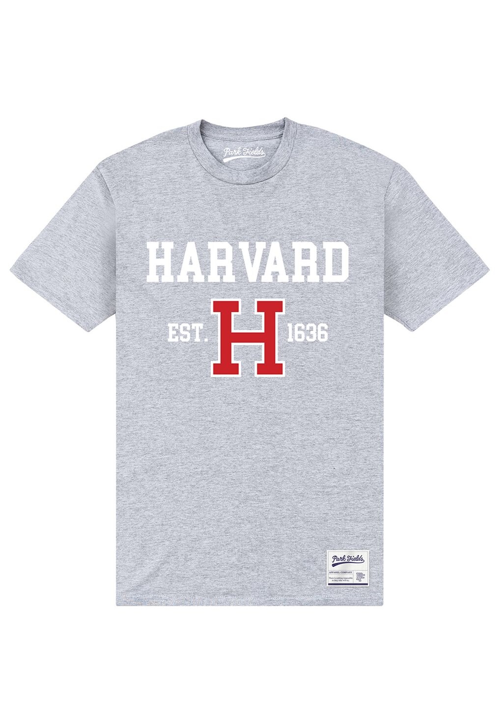 

Футболка с принтом PARK FIELDS HARVARD UNIVERSITY EST 1636 Henry Tiger, светло-серый