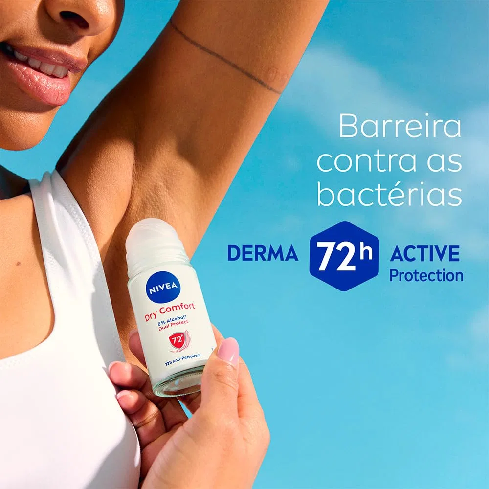 Шариковый дезодорант-антиперспирант Dry Comfort от Nivea, 6 x 50 мл Nivea — фото 4