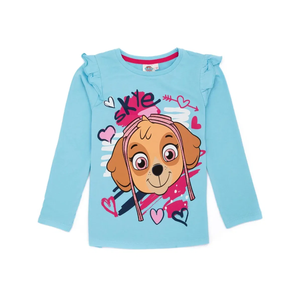Детская пижама для девочек с длинным рукавом и длинными штанинами Paw Patrol, Blue — фото 4