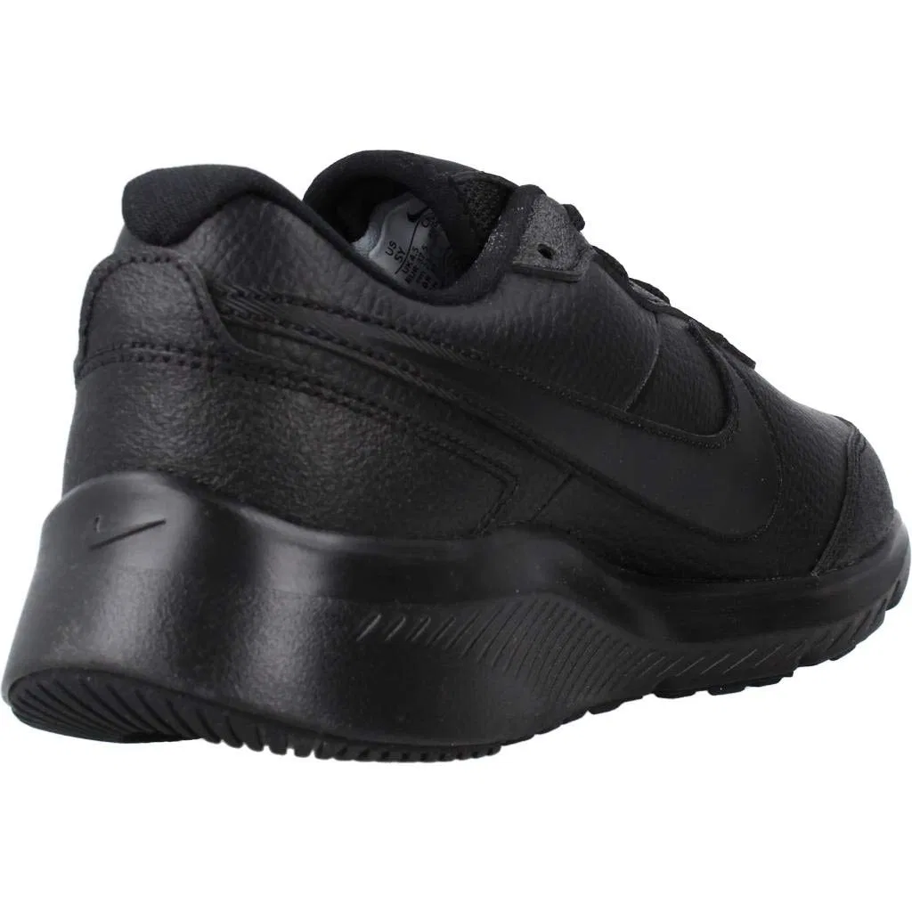Детские спортивные кроссовки для мальчиков с кожаным верхом NIKE Varsity Leather GS, White — фото 3