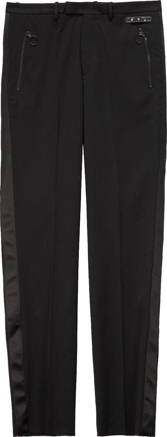 

Брюки Off-White Tuxedo Zipped Clean Pant 'Black', черный