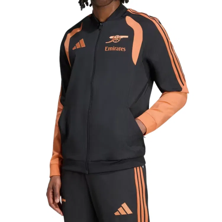 Мужская куртка с бейсбольным воротником Black Adidas, Black — фото 4