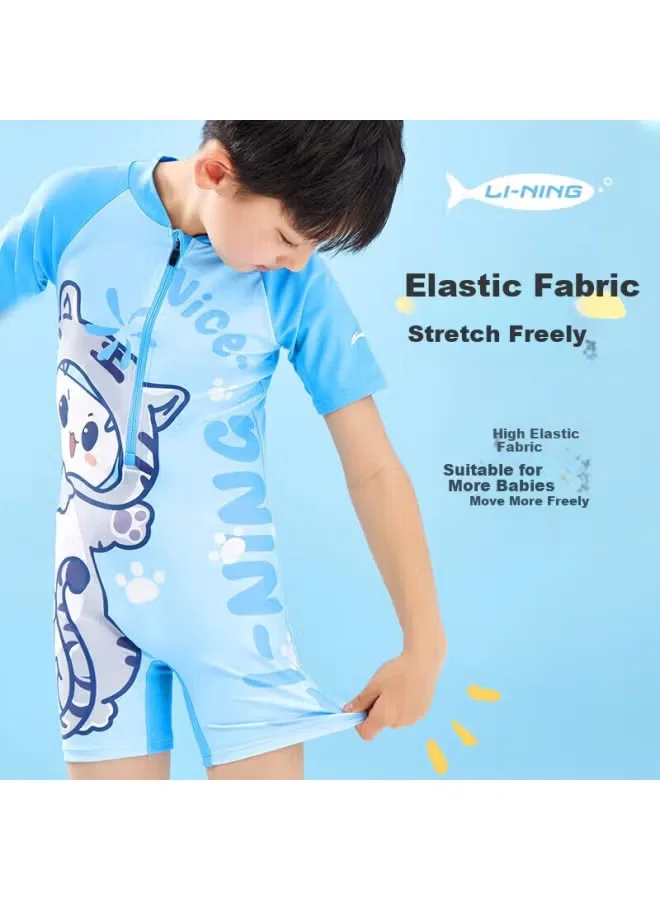 Купальник детский слитный с защитой от солнца Li-Ning — фото 3