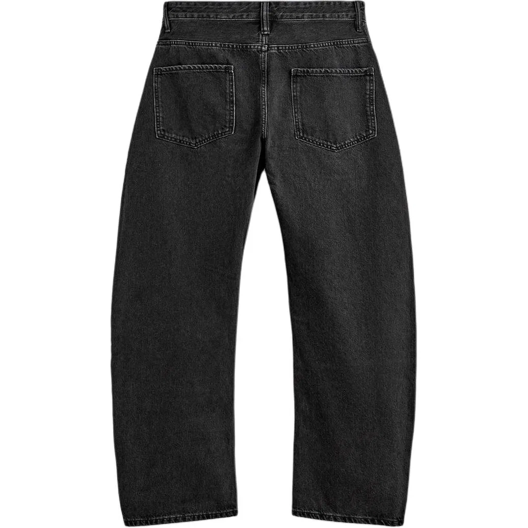 Мужские джинсы с умеренным клешем Scimitar, ZARA, Black — фото 3