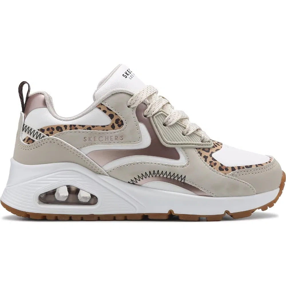 Детские кроссовки Street Uno Skechers, Natural Leopard — фото 2
