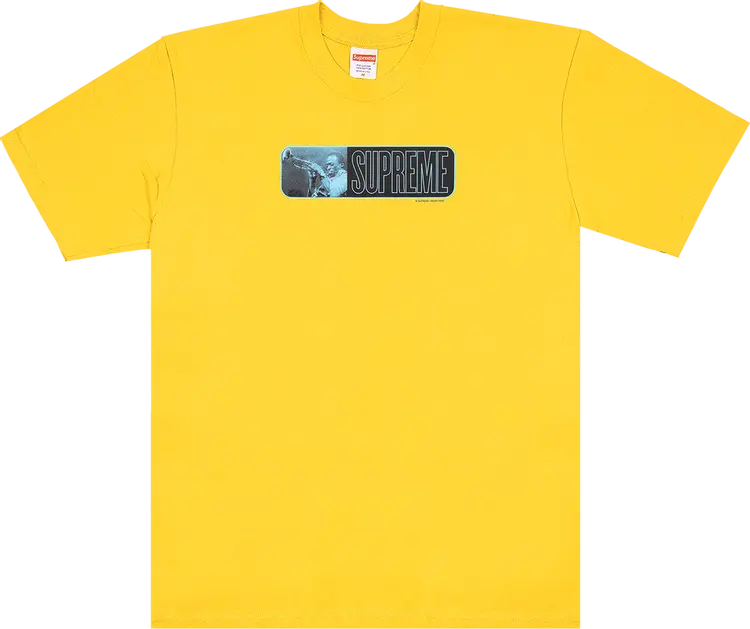 

Футболка Supreme Miles Davis Tee 'Lemon', желтый