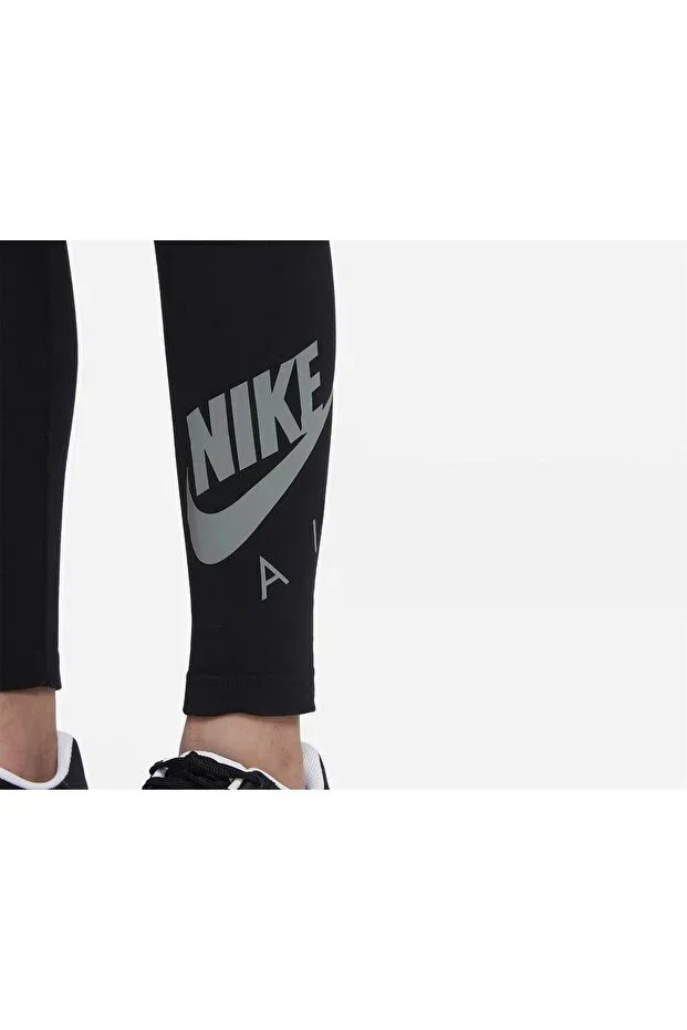 Детские леггинсы для девочек скинни Nike, Black — фото 4