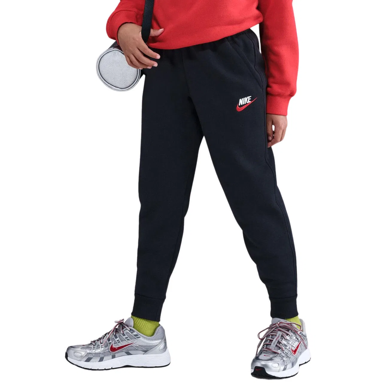 Детские штаны из футера Nike Sportswear Club Fleece, Черный