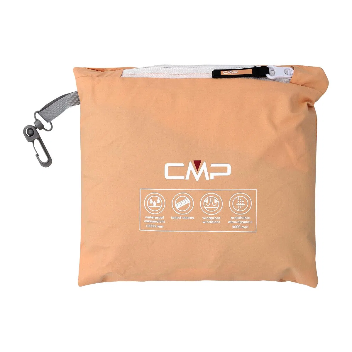 Детская дождевая куртка для девочек с капюшоном Fix Hood Cmp, Mango — фото 4