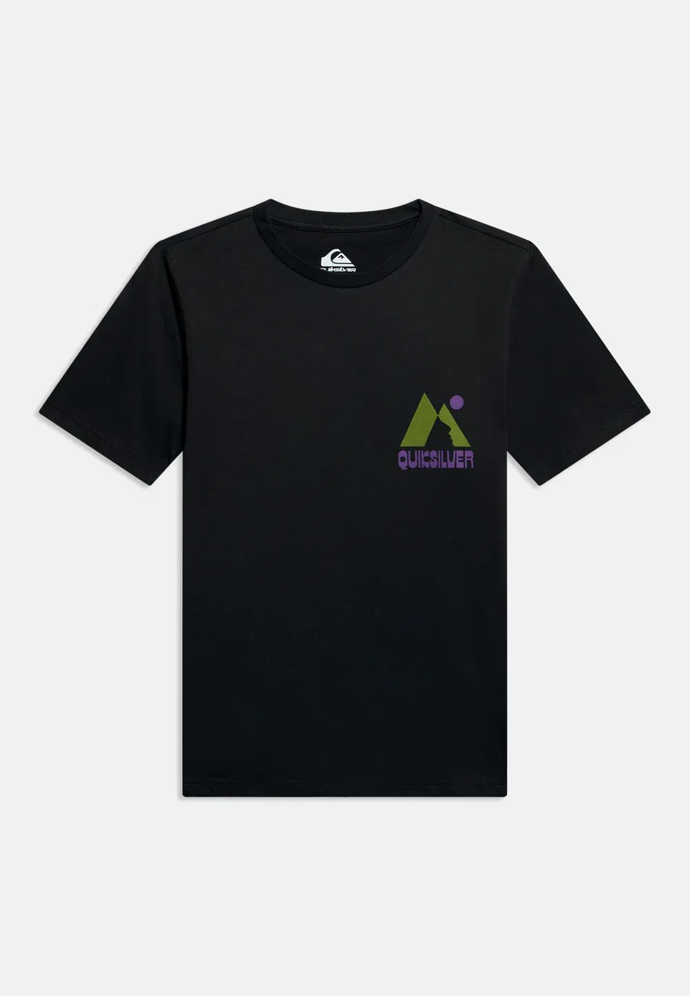 Peak - футболка с принтом Quiksilver, Black — фото 3