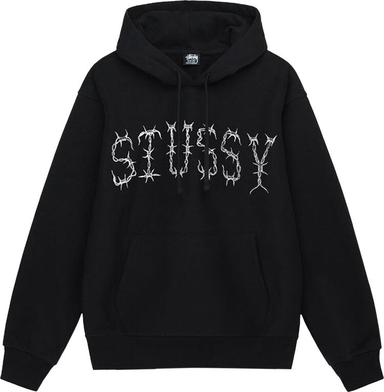 

Худи Stussy Barb Hoodie 'Black', черный