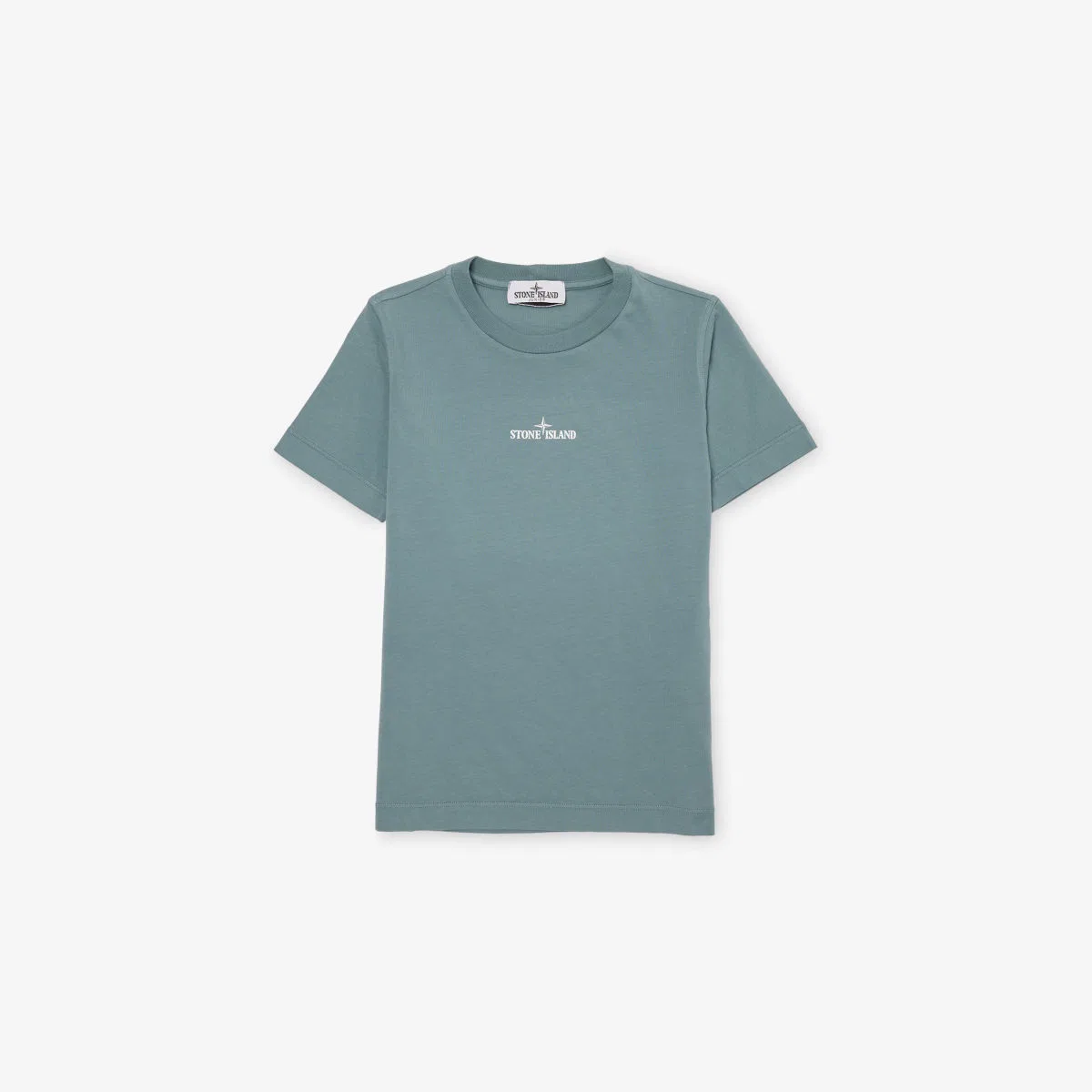 Хлопковая футболка с принтом компаса, 6-14 лет Stone Island, синий