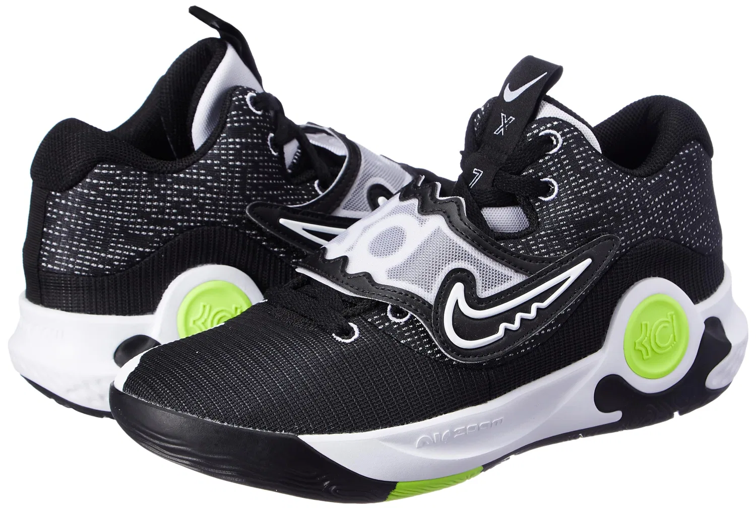 Детские кроссовки для девочек с липучкой NIKE Huarache Run Ultra (PS) NIKE, Черный Белый Вольт — фото 2