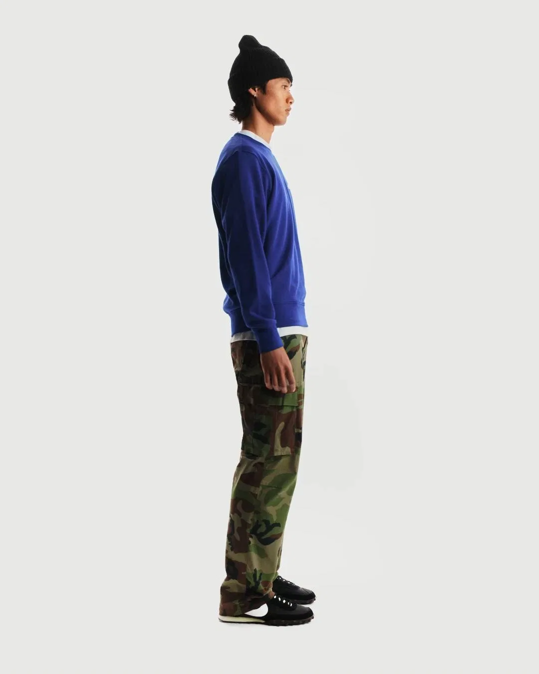 Мужской свитшот из французского футера с длинным рукавомNike Club, Deep Royal Blue — фото 2